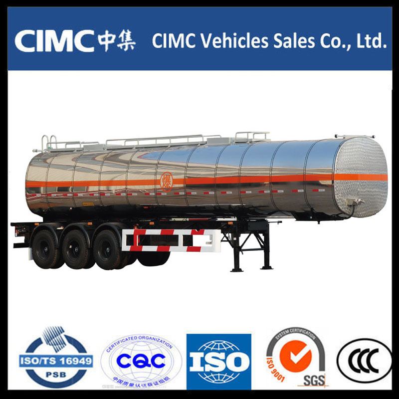 Kuuma myynti CIMC-polttoainesäiliön puoliperävaunu